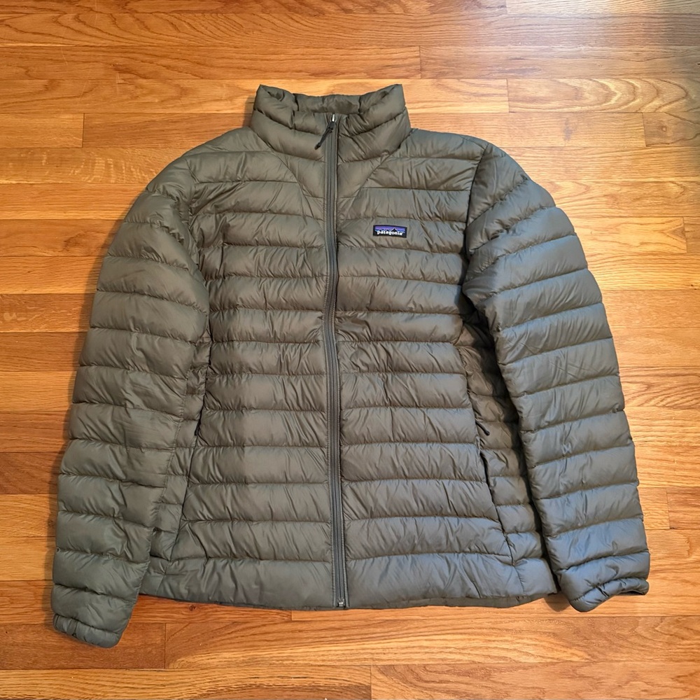 Patagonia Olive Green Puffer Jacket